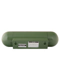 Karlsson Jungle Green Tube Flip Wall Clock ONE, UK version