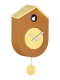 Karlsson Grato Cuckoo Wall Clock Ochre Yellow & Soft Yellow, UK version