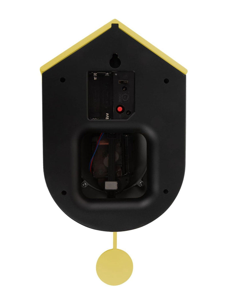 Karlsson Grato Cuckoo Wall Clock Ochre Yellow & Soft Yellow, UK version
