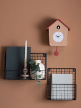 Next Karlsson Soft Brown Red Ochre Cuckoo Wall Clock- Buy online at McGrocer
