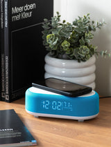 Next Karlsson Bright Blue Vogue Alarm Clock with Phone Charger ONE- Buy online at McGrocer