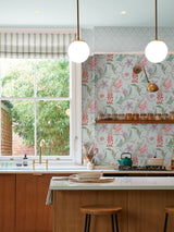 Next Graham & Brown Duck Egg Botanists Scroll Wallpaper Sample- Buy online at McGrocer