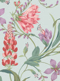 Graham & Brown duck egg Botanists Scroll wallpaper sample A4 (British brand)