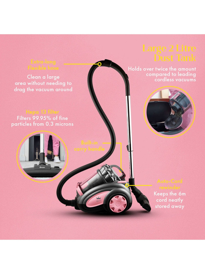 Swan pet vacuum cleaner Queen of Clean (British brand)