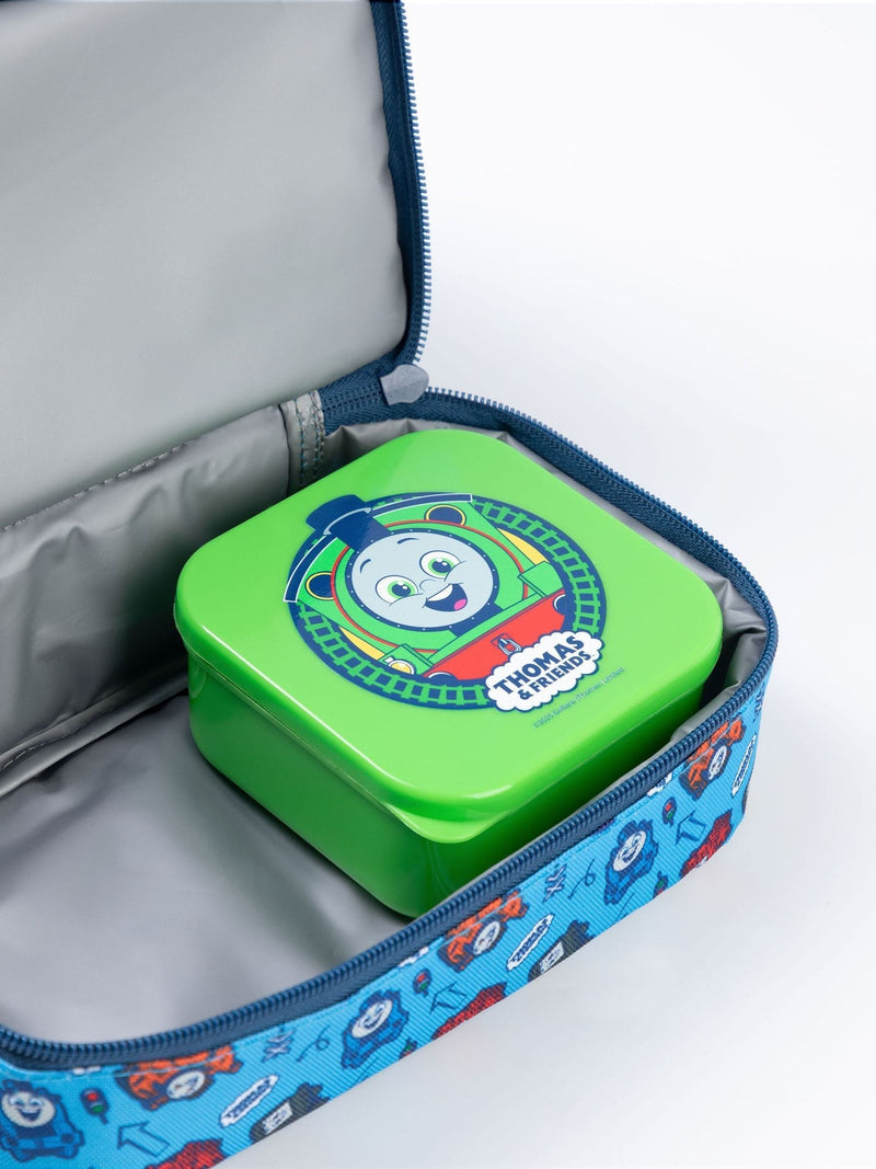 Vanilla Underground kids lunch bag set Thomas and Friends blue - British product
