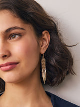Next Gold Tone Chunky Tassel Pierced Earrings- Buy online at McGrocer
