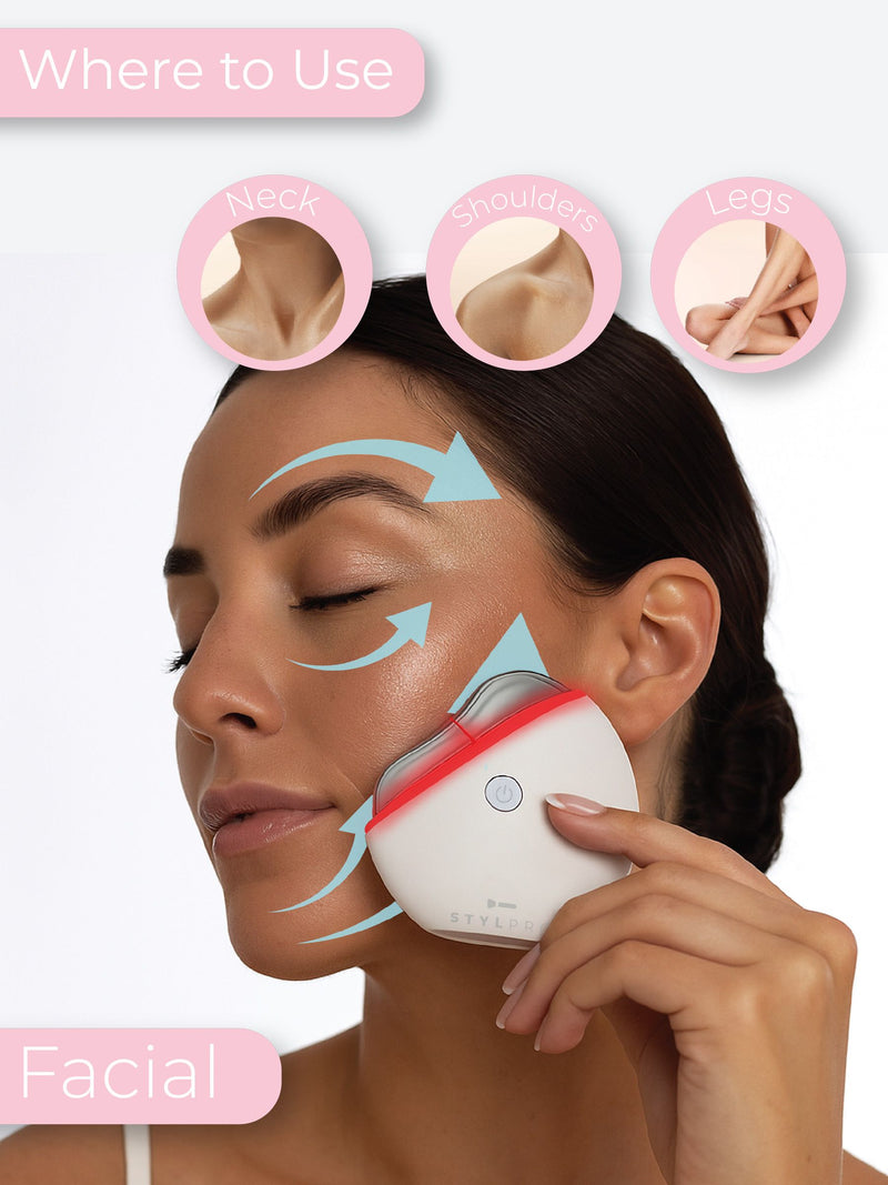 Stylpro White Heated LED Electric Gua Sha (British brand)