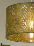 Searchlight lamp shade Green Gardenia Leaf 40cm, UK version