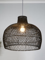 Next Searchlight Black Phuket Rattan Pendant Lampshade 52cm- Buy online at McGrocer