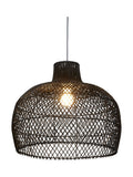 Searchlight black rattan lampshade 52cm, imported from the UK