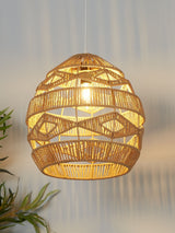 Next Searchlight Natural Kaia Woven Easy Fit Pendant Ceiling Light- Buy online at McGrocer