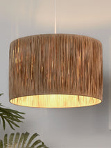 Next Searchlight Natural Isadora Easy Fit Shade Ceiling Light, 35cm- Buy online at McGrocer