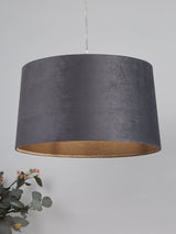 Next Searchlight Charcoal Grey Pure Tapered Pendant Ceiling Shade- Buy online at McGrocer