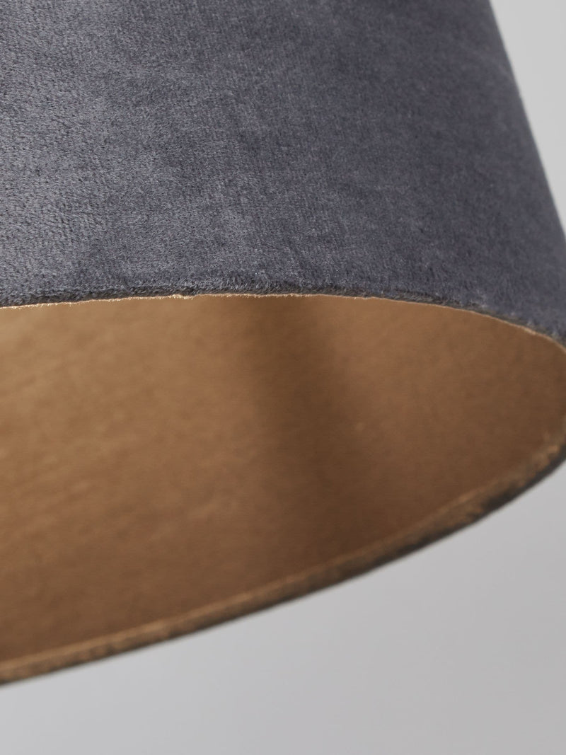 Searchlight charcoal grey pendant shade 40cm, imported from the UK