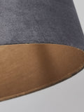 Searchlight charcoal grey pendant shade 40cm, imported from the UK