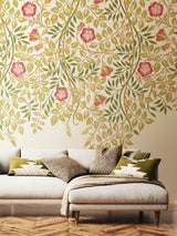 McGrocer Origin Murals Rose Pink Cascading Rosehip 2.8m x 3.5m Wall Mural- Buy online at McGrocer