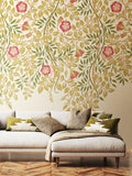 Origin Murals Rose Pink Cascading Rosehip 2.8m x 3.5m Wall Mural