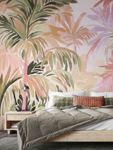 Next Origin Murals Natural Blush Pretty Palms Wall Mural 2.8m x 3.5m- Buy online at McGrocer