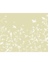 Next Origin Murals Blossom Trail Soft Green Wallpaper Sample A4- Buy online at McGrocer