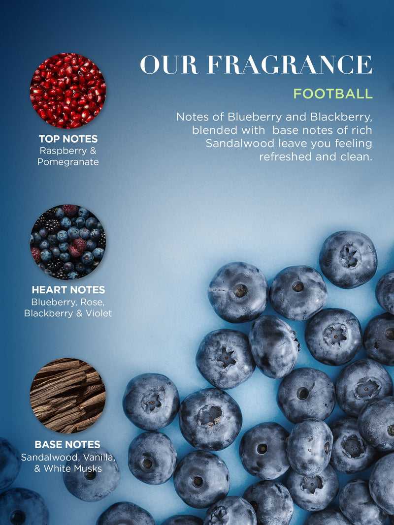 Baylis & Harding football penalty shoot out bath bubbles blueberry fizz scent 250ml - British product