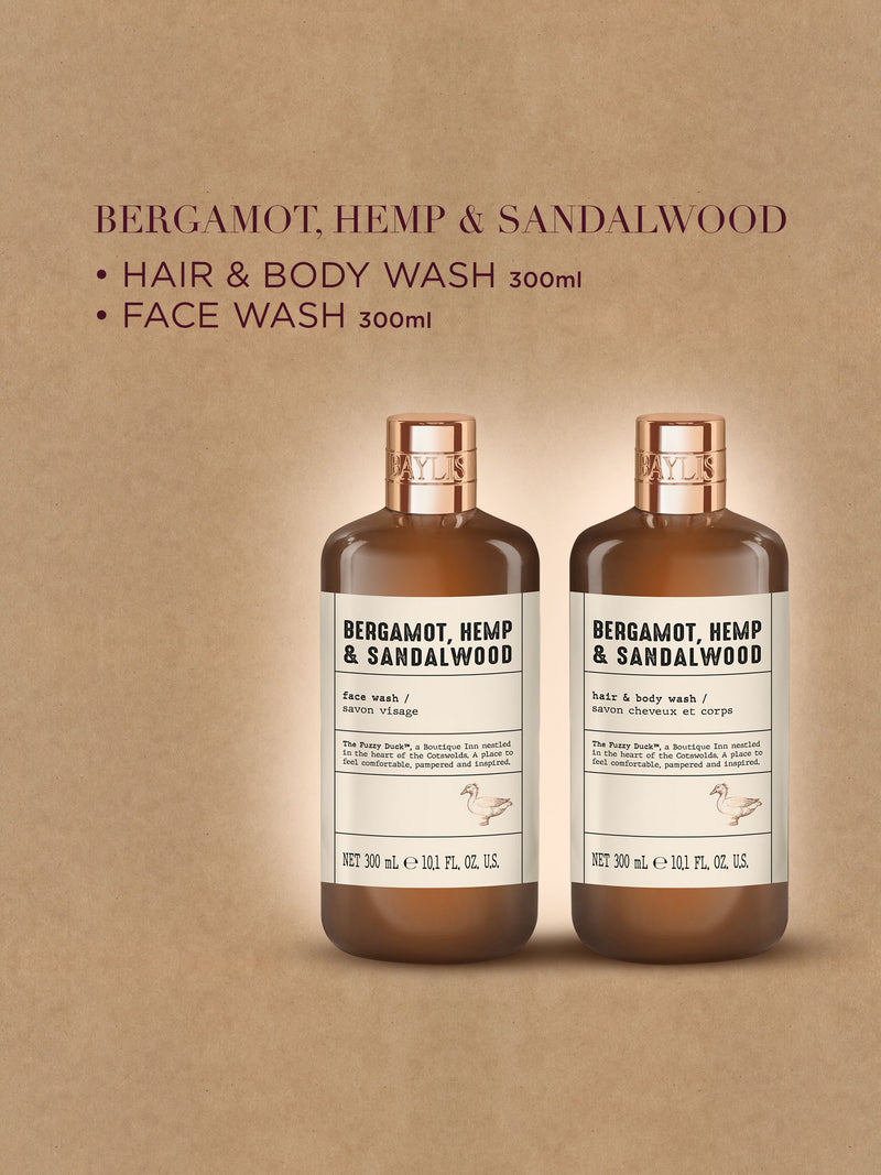 Baylis & Harding The Fuzzy Duck Bergamot, Hemp & Sandalwood Mens Refreshing Duo Gift Set