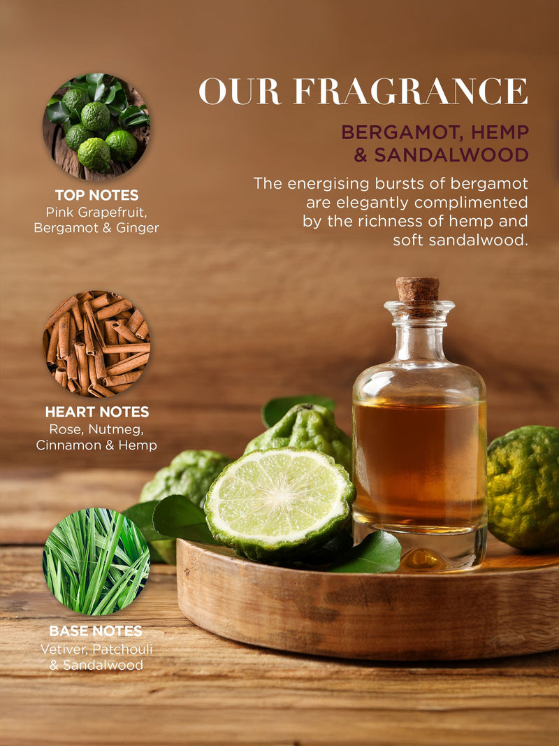 Baylis & Harding The Fuzzy Duck Bergamot, Hemp & Sandalwood men's grooming kit - British product