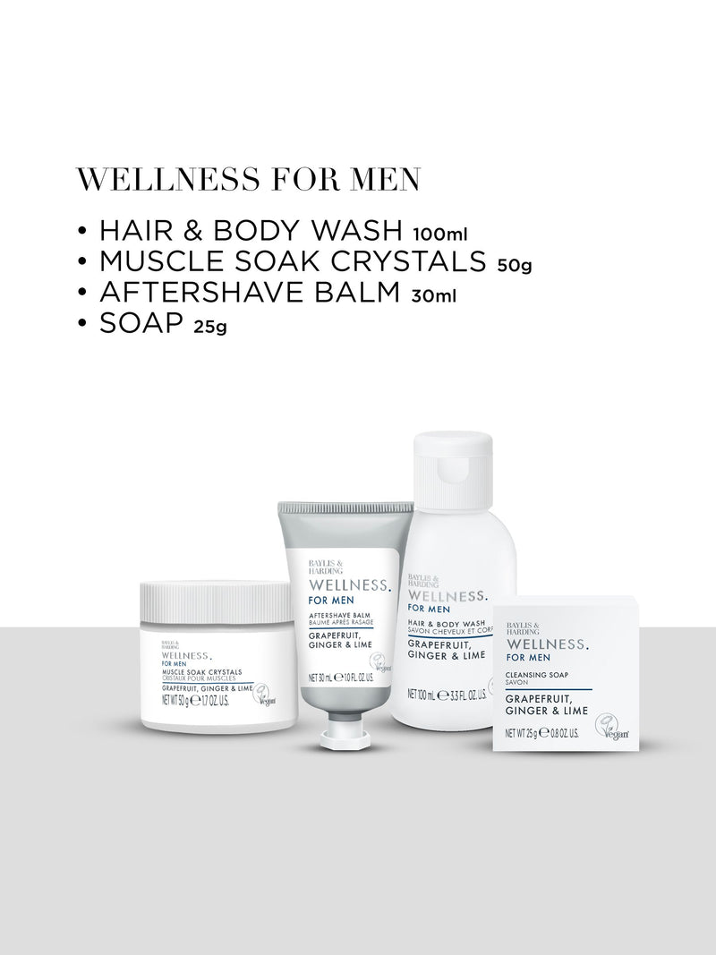 Baylis & Harding Wellness For Men grooming gift set - British product