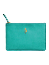 Next Portico Designs Teal Leaf Faux Leather Zip Organiser Case- Buy online at McGrocer