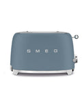 Smeg Storm Blue Matt Retro 50s Style 2 slice toaster (British brand)