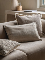 Next Gallery Home Grey Stitched Cushion 40cm x 60cm- Buy online at McGrocer