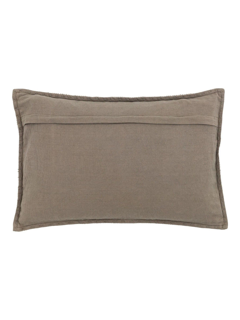 Gallery Home grey stitched cushion 40x60cm (British brand)