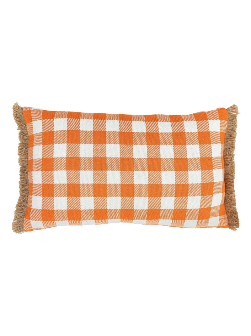 Gallery Home orange embroidered cushion 30x50cm, UK version