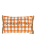 Gallery Home orange embroidered cushion 30x50cm, UK version
