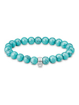 Next Thomas Sabo Charm Club Bead Bracelet Imitating Turquoise Multiple Sizes- Buy online at McGrocer