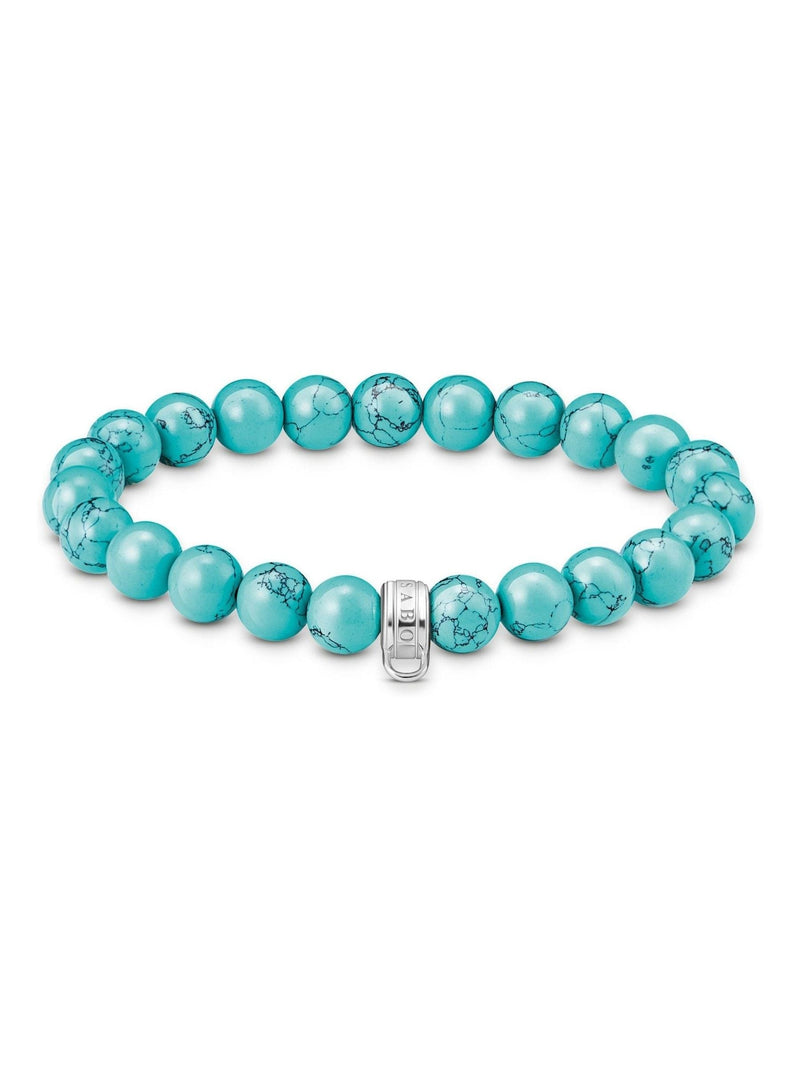 Thomas Sabo turquoise imitation bead bracelet 15-19cm (British brand)