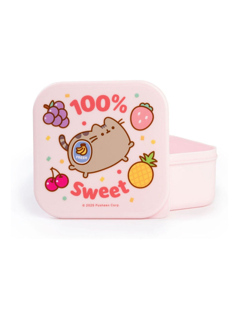 Pusheen women's multicoloured fresh fruits snack pot set, 3-piece (British brand)