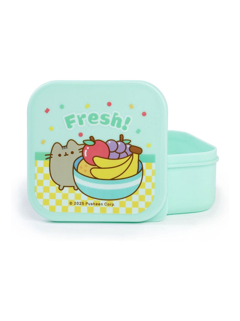 Pusheen women's multicoloured fresh fruits snack pot set, 3-piece (British brand)