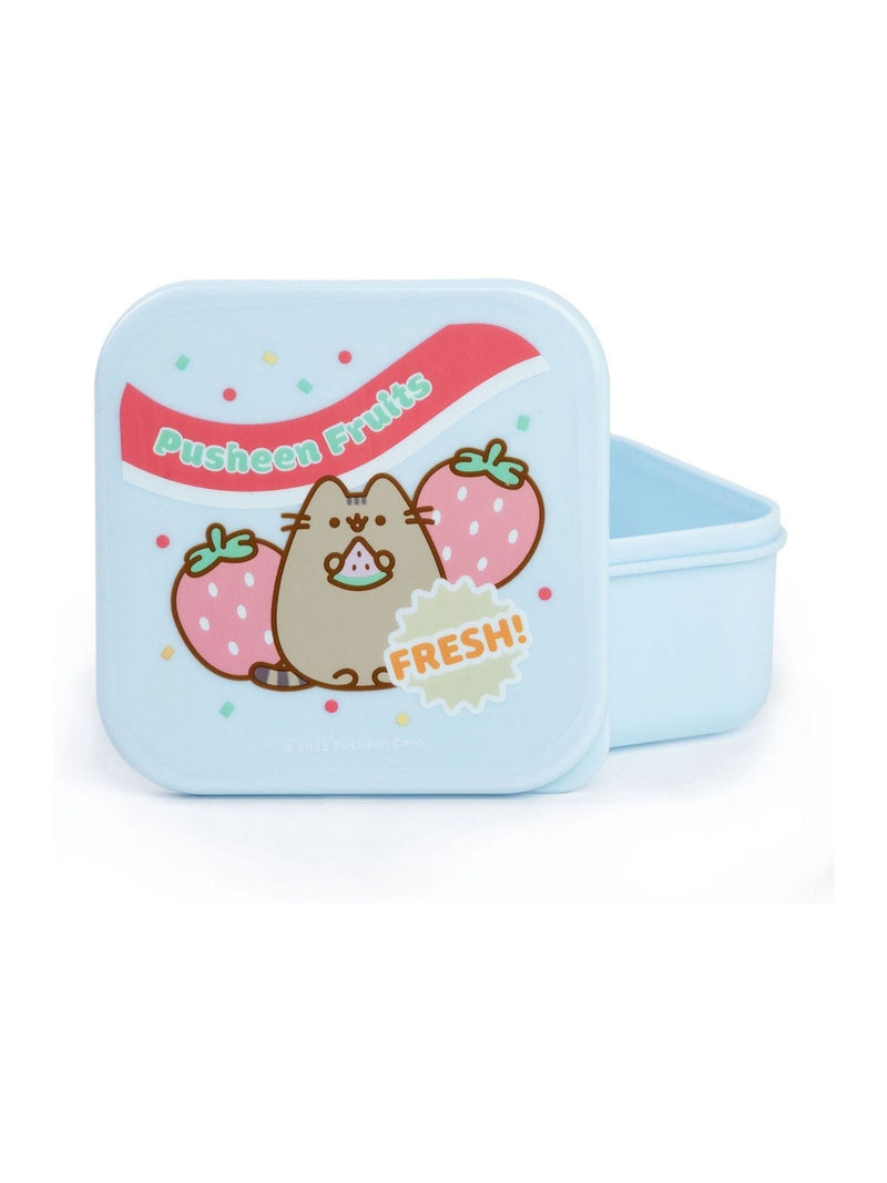 Pusheen women's multicoloured fresh fruits snack pot set, 3-piece (British brand)