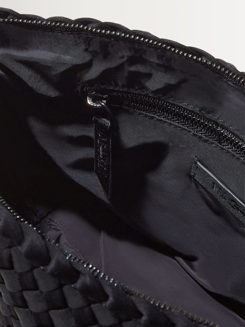 NAGHEDI black large Portofino cosmetic case bag, imported from the UK