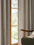 Curtains light natural slub blackout thermal - British product