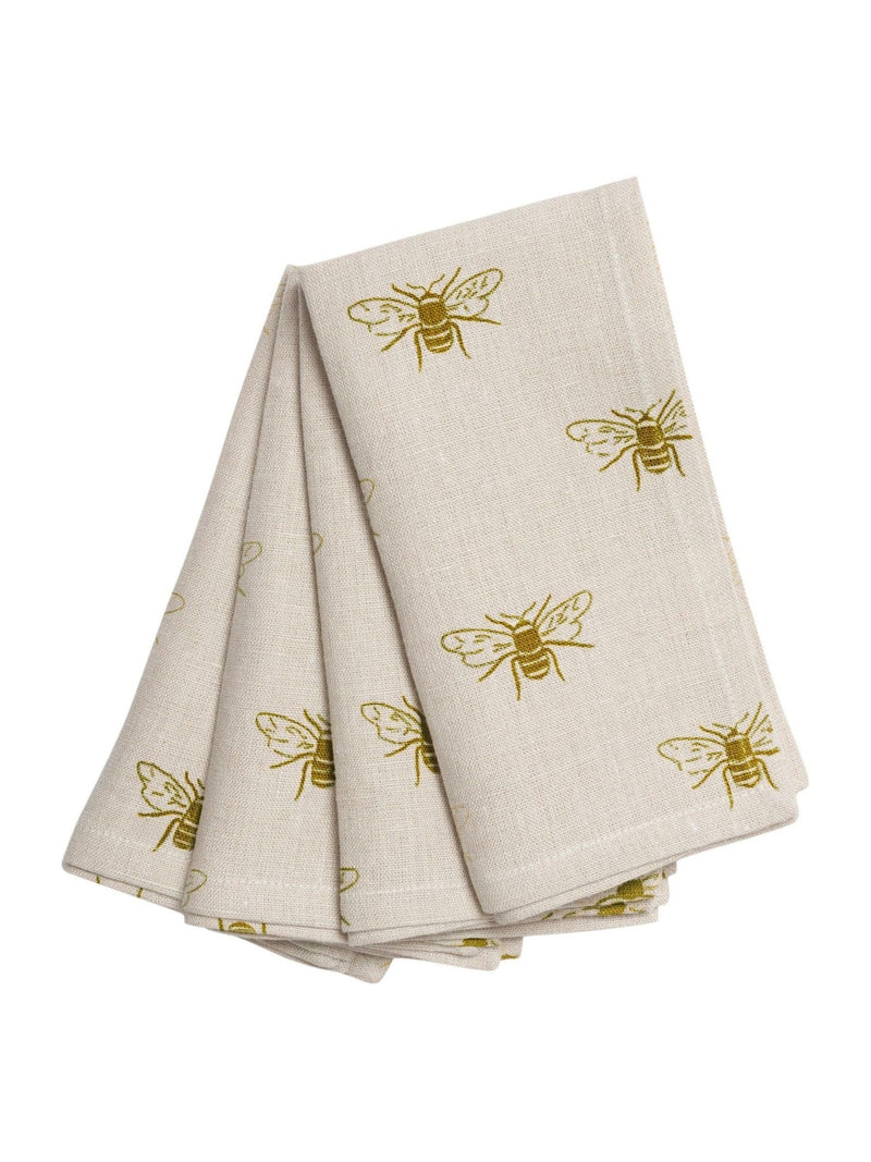 Sophie Allport bee print napkins set of 4 (British brand)