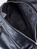 Lakeland Leather Black Tarn sling bag, imported from the UK