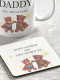 Loveabode personalised You're My Hero mug set 11oz (British brand)
