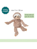 Aurora World Putty Nursery Sloth ultra-soft plush toy, UK version