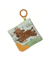 Next Aurora World Mary Meyer Hetty Highland Cow Crinkle Teether Toy 6 x 6 Inches- Buy online at McGrocer