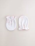 Baker by Ted Baker pink and white mittens 2 pack (British brand)