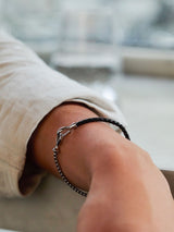 Next Bartlett London Silver Tone Chain Hook Bracelet- Buy online at McGrocer