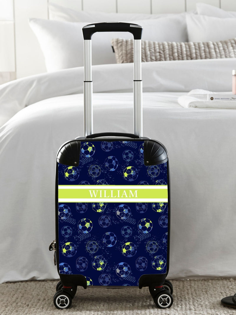 Koko Blossom personalised football suitcase, UK version