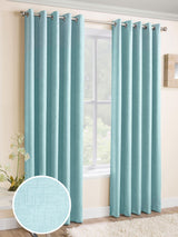 Next Enhanced Living Sky Blue Vogue Thermal Room Darkening Eyelet Curtains- Buy online at McGrocer