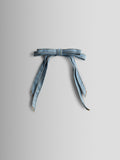 JoJo Maman Bébé blue denim bow hair clip, UK version